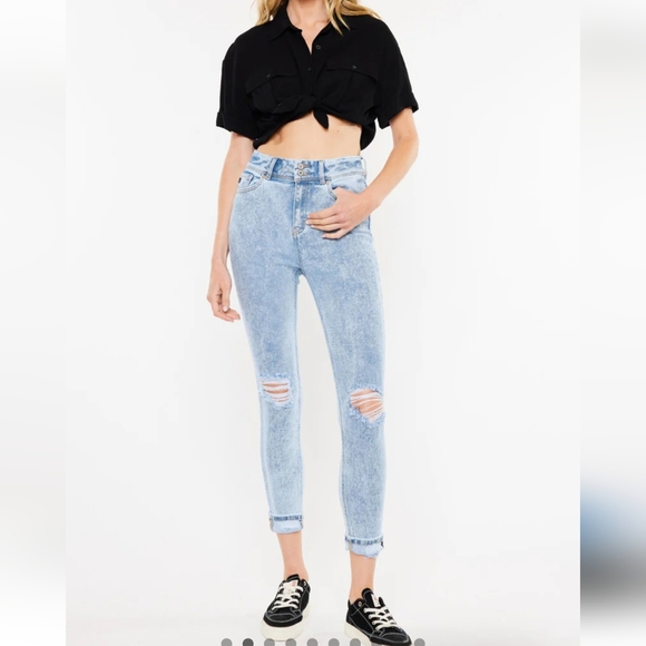 Kancan Kendall High Rise Ankle Skinny Jeans sz 11/29 - Picture 2 of 16